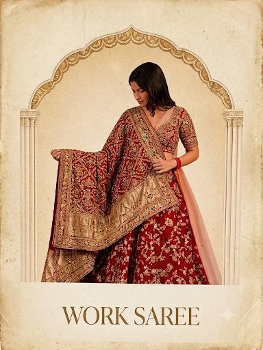 Work Saree