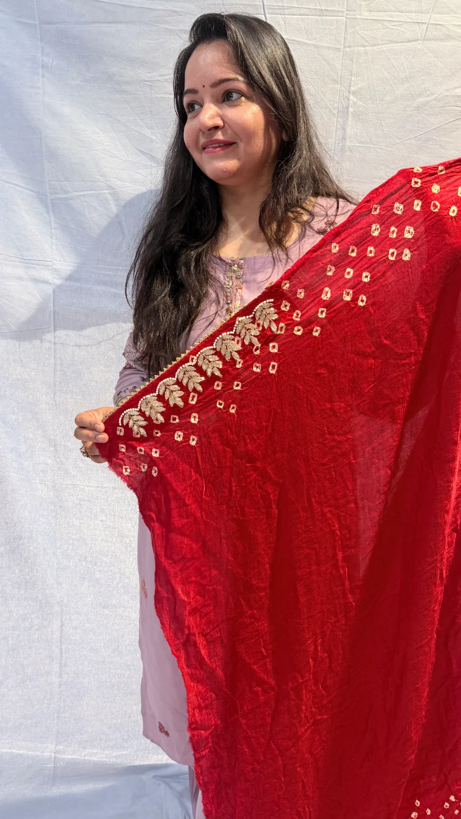 Modal Silk Saree with Cutdana Work