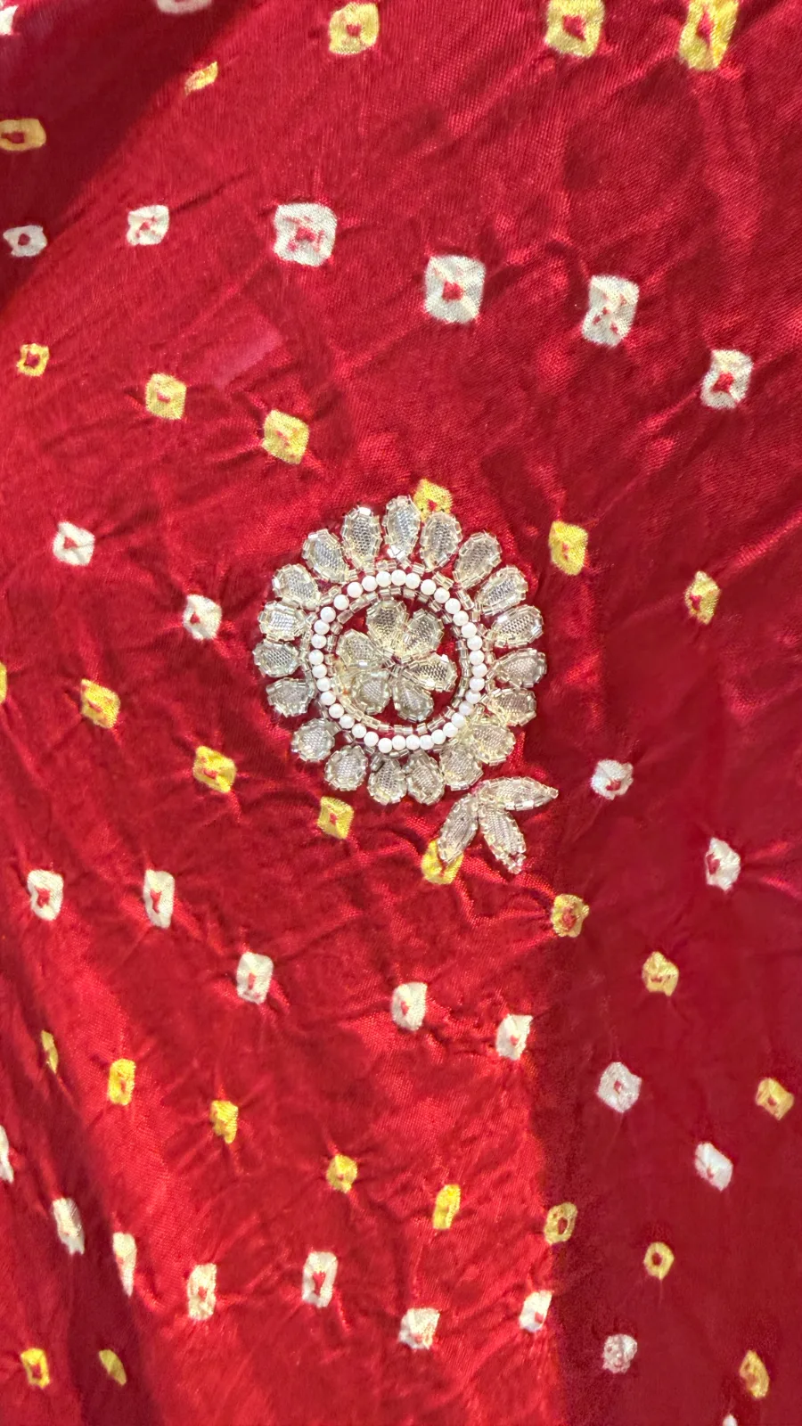 Modal Silk Saree with Cutdana Work